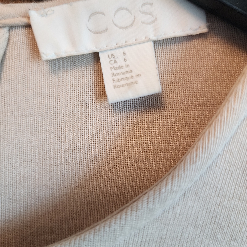 COS Beige Midi Dress - Picture 4 of 11